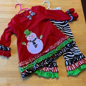 NWT Christmas Outfit for Girls
